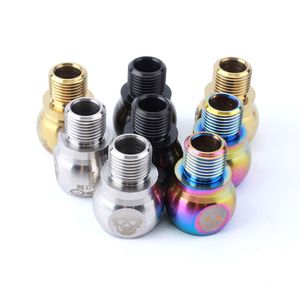 Stainless Steel Bicycle Pedal Extender MTB Road Pedal Parts 20mm Axle Extension 4 Colors Mountain Bike Accessories