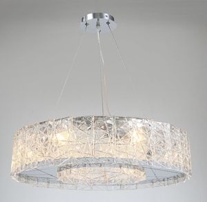 Il lampadario di cristallo a led in stile moderno e di lusso illumina il lampadario nordico creativo che illumina le lampade a sospensione del ristorante della camera da letto