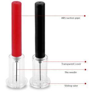 Air Pump Wine Bottle Opener Air Pressure Vacuum Red Wine Stopper Beer Lid Opener Corkscrew Corks Out Tool Stainless Steel Pin V7