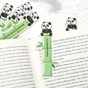 Bookmark 10 Pçs / set Panda Whale Girafa Dinossauro Dinossauro Papel Bookmarks Animais Cartoon Card Book Página Marcador Presentes para amigos Kids