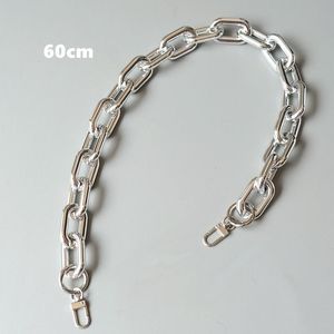 Bag Parts & Accessories Vintage Woman Accessory Detachable Replacement Chain Solid Gold Silver Wide Acrylic Strap Women Shoulder H259Q