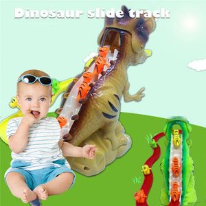 Hildren Electric Tracks Loke Stiр Dinosaur Игрушки Развлечения Интеллектуальная разработка Интересный Подарок Забавная музыка LJ201105