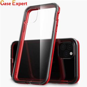 Transparent TPU PC Hybrid Slim Phone Cases Cover For iPhone 11 Pro Max XR XS MAX iPhone 8 7 6 Plus