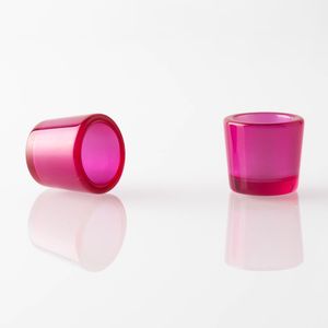 Shishas Cone Ruby-Einsatz Quarz-Banger-Schale für OD 25 mm Nagelglas-Bong-Wasserpfeifen Dab-Ölplattformen