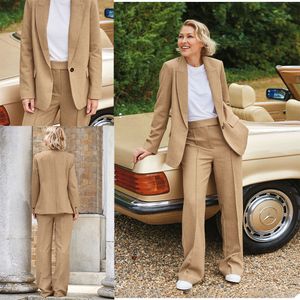 Chic Mother of the Bride Suits One Button Women Ladies Plus Size Office Tuxedos Formal Work Party Wear For Wedding