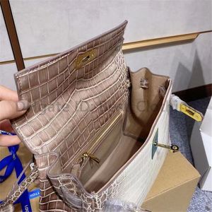 Women Fashion Satchel Lady Bags Alligator Metallic Artwork Lock Hasp Flap Free Scarf Women Totes Handbags