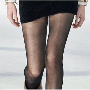 Small Classic Full Letter Female Sexy Silk Tights Leggings Slim Pantyhose Stockings Fashion Tight