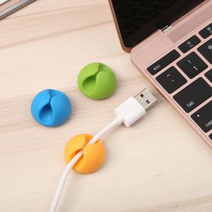 Cable Winder Organizer Cable Clip Desk Tidy Organiser Wire Cord USB Charger Cord Holder Organizer Holder Cable Collector Tool VTKY2186