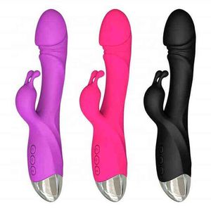 Nxy Dildo Dongs Vendita calda Giocattoli adulti del sesso Stimolazione del clitoride Vibratore del coniglio impermeabile Vibratore del dildo per le donne 0114