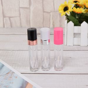 1 PC Puste Plastikowe Przezroczyste Butelki Lipgloss Okrągły Lip Gloss Tube Tube Travel Use Lip Glazura Kosmetyczne Pojemnik Nawiskowy Butelki