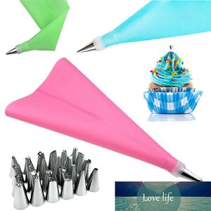 Wholesale cake icing decor for sale - Group buy 26Pc Nozzle Silicone Pastry Bag Kitchen Tools DIY Icing Piping Nozzle Cream Reusable Pastry Bags Cake Decor Bakeware Tools