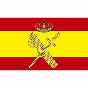 GuardiaCivilespañaバンデラフラグ、バンドの国旗100％ポリエステルカスタムデザイン広告屋外屋内ポリエステルの生地、無料出荷