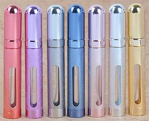 12 ml Parfüm Atomizer Sprey Şişeleri Taşınabilir Boş Şişeler Boş Kozmetik Kapları Çok Renkler Moda