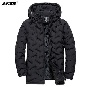 Jaquetas de inverno dos homens tamanho grande espesso casacos com capuz quentes para homens oversized inverno macho jaqueta Outwear Windbreakers Mens Roupas