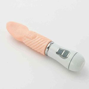 Nxy Vibrators Yuepao Язык Зарядка Женская Вибрационная палочка Качающаяся Водонепроницаемая Мастурбация Прибор Приборов Fun Товары 0226