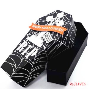 Halloween Coffin Box Metallo Fustelle Stencil per DIY Scrapbooking Timbro/album fotografico Goffratura decorativa Carte di carta fai da te Q1117