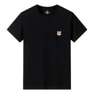 Mens Luxo Marca Maison Traço Bordado Algodão Jersey T-shirt Masculino Manga Curta Rua Moda Loose Hip-Hop Casual Tee 220314