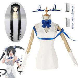 Anime Is It Wrong That I Want to Meet You in a Dungeon Hestia Cosplay Costume Women Dress
