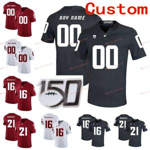 Wholesale washington state resale online - Stitched Custom Tyler Hilinski James Williams Steve Gleason Justus Rogers Washington State Cougars Men Women Youth Jersey