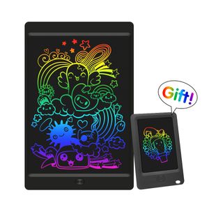 2 Pack LCD Writing Tablet Inch Colorful Drawing Pad Electronic Doodle Board Gifts for Kids Office Memo Home Whiteboard Black