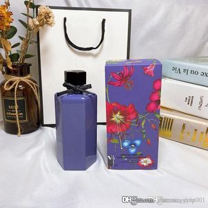 素敵な香水の香り女性の香水スプレー最高品質100ml限定版の花柄フルーティーなメモ