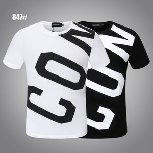 DSQ T-shirt D2 Phantom Turtle 2022SS Nowy Mens Designer T Shirt Paryż Moda Tshirts Lato Mężczyzna Najwyższej Jakości 100% Bawełna TO9998