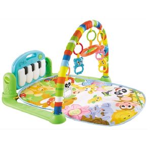 Baby Music Rack Play Mat Kid Rug Pussel Matta Piano Spädbarn Playmat Early Education Gym Crawling Game Pad Toy 0-6-8-12 Månader LJ200911