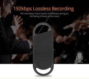 Registratore vocale con portachiavi in stile USB, dispositivo di registrazione mini penna da 8 GB Segreto del suono Micro record audio dittafono più piccolo con lettore MP3