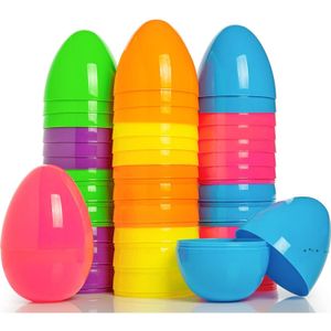 Decorazione dell'uovo di Pasqua Capsula multi-formato della caramella Guscio d'uovo di plastica Giocattolo dell'uovo di sorpresa del partito di DIY LLE13016