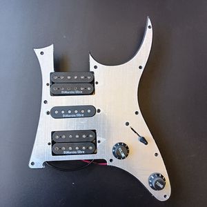 Yükseltilmiş HSH Gitar Pickguard Siyah Dimarzioibz Alnico Pickups RG Gitar Kaynak Koşum