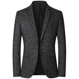 Men's Suits & Blazers Men Brand Jacket Fashion Slim Casual Coats Handsome Masculino Business Jackets Striped Tops