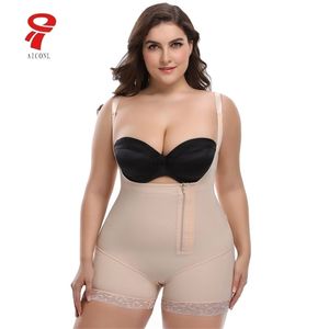 body shaper in lattice shapewear donna butt lifter controllo della pancia shaper dimagrante biancheria intima guaina butt booster modellamento dello stomaco 220307