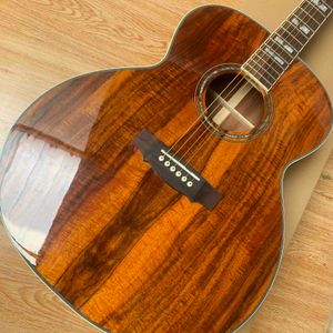 Custom 43" GUILDS Jumbo Koa Wood Vintage F50 Acoustic Guitar ACCEPT OEM
