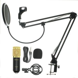 bm 800 Professionelles, verstellbares Kondensatormikrofon-Set, Karaoke-Mikrofon-Bundle, Mikrofon für Computer-Studioaufnahmen