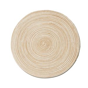 Weave Insulation Pad Household Cotton Yarn Thread Placemats Circular Bowls Plates Western Cutlery Cushion Household Mat New Arrival 5 4ch M2