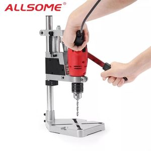 ALLSOME Electric Drill Bracket 400mm Drilling Holder Grinder Rack Stand Clamp Bench Press Stand Clamp Grinder for Woodworking 201225