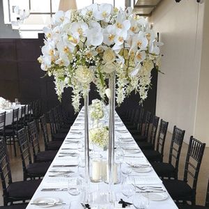 Centrotavola di cristallo Tavolo da sposa / Stand Flower per Decoration Weddings Centerpieces Senyu720