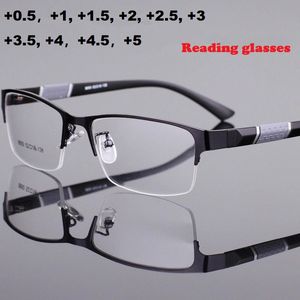 Half Frame Reading Glasses Presbyopic Eyewear Male Female Far sight Glasses +1.0+1.5+2.0+2.5+3.0+3.5+4.0 Unisex