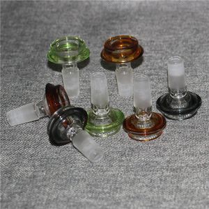 Pezzi di ciotola di vetro colorato Bong Imbuto Rig 14mm Maschio Inebriante per fumare Tubi dell'acqua Dab Rigs Bong Slide Bowls