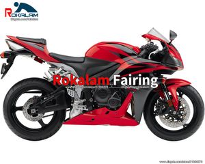 Bodykit dla Honda CBR600RR F5 2007 2008 CBR 600 RR 07 08 Czerwone czarne motocyklowe Łyżki korpusowe (formowanie wtryskowe)