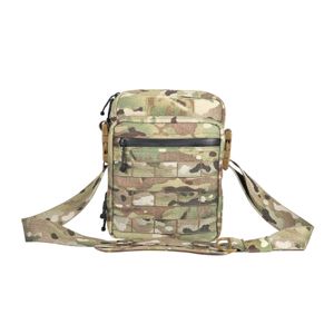 YHGEAR 1000D CORDURA Açık Taktik Molle Omuz Çantası Çok Fonksiyonlu Aşınmaya Geçirmez Taşınabilir Commuting Çanta-MC Q0705