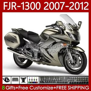 OEM Body для Yamaha FJR-1300 FJR 1300 A CC 2008 2009 2009 2010 2011 2012 CUDEWORK CHAMPANGNE 108NO.49 FJR1300A FJR-1300A 01-12 FJR1300 07 08 09 10 11 12 Moto Обтекатель