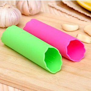 200pcs a lot NEW Garlic Peeler Press Cooking Kitchen Peeling Silicone tool Crusher Tools Utensils food