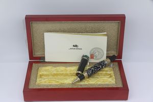 Jinhao Top Quality Grey-Black Dragon Encorment with Green Ball Roller Pen Stevery School School Schools لأفضل هدية