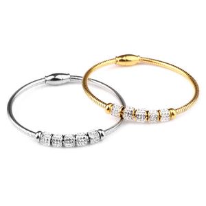 Moda Wholale Stainls Steel Zapięcie Cuban Snake Link Charm Bransoletka z koralikami spacerowymi