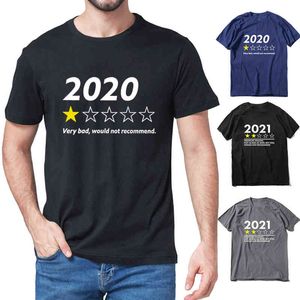 2020 Very Bad Would Not Recommend Funny Saying Neck Summer Men's 100% Cotton short sleeves T-Shirt Humor Gift women Tee black G1222