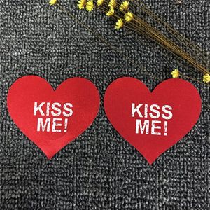 Intimates Aksesuarları Öpücük Bana Kadın Sütyen Bant Yaprakları Meme Sticker Çapraz Meme Pasties Tek Kullanımlık Kapak Yapıştırıcı Kapaklar1