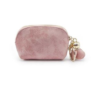 Handväska myntpåsar pu läder kvinnor söt liten förändring plånbok väska korthållare påse dragkedjan nyckelring mini