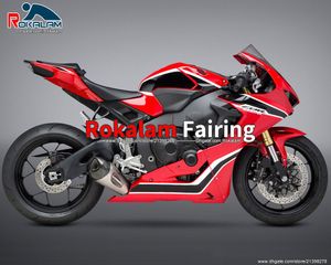 Dla Honda CBR1000RR Fire Fire Caulings Kit 2017 2018 2019 CBR 1000RR 17 18 19 CBR1000 RR Czerwone Czarne Bodywork Wróżki Zestaw (formowanie wtryskowe)