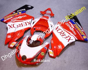 749 03 04 ABS FAIRING AFTERMARKET KIT FÖR DUCATI 999 2003 2004 Sport Moto Bike Bodywork Fairings Vitröd (formsprutning)